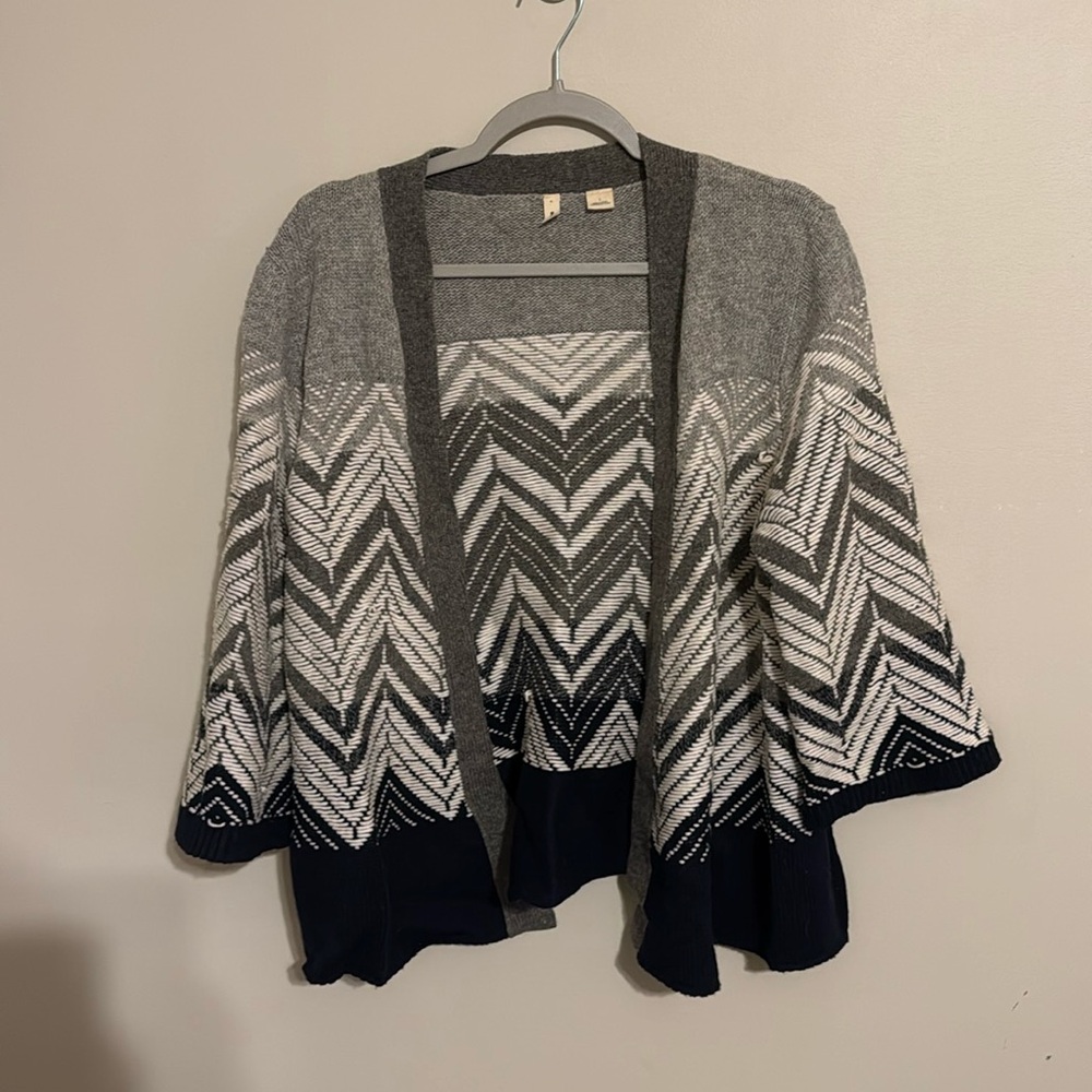 Umbra geometric open cardigan